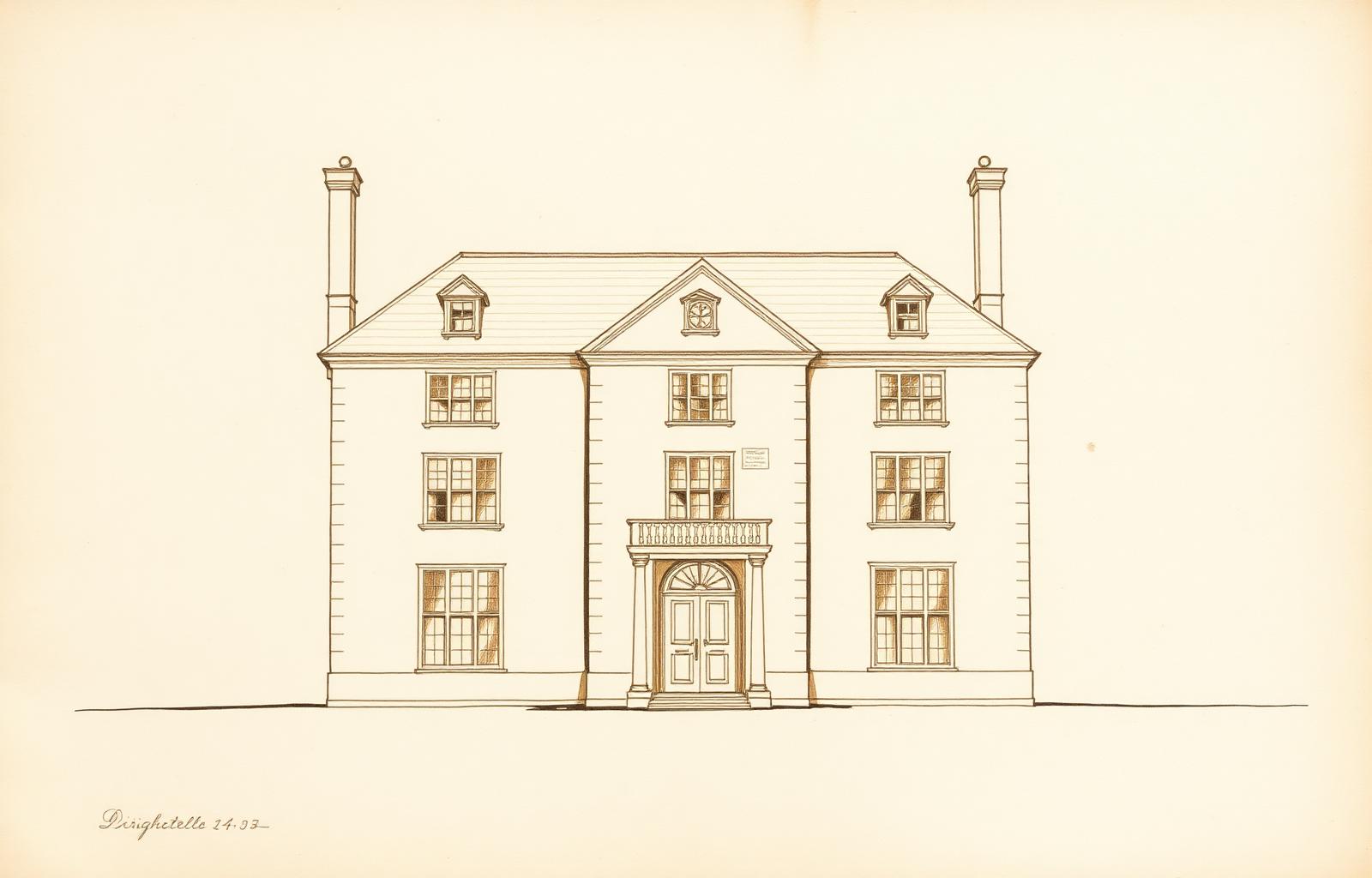 Heritage elevation drawing