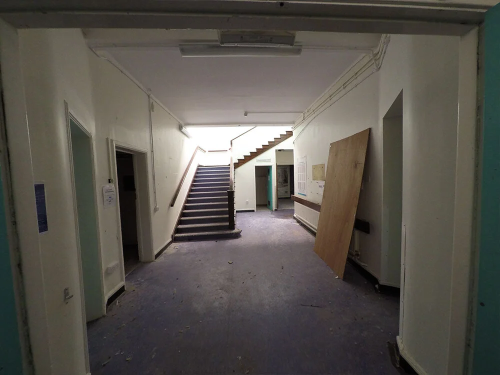 Secondary stairwell and corridors
