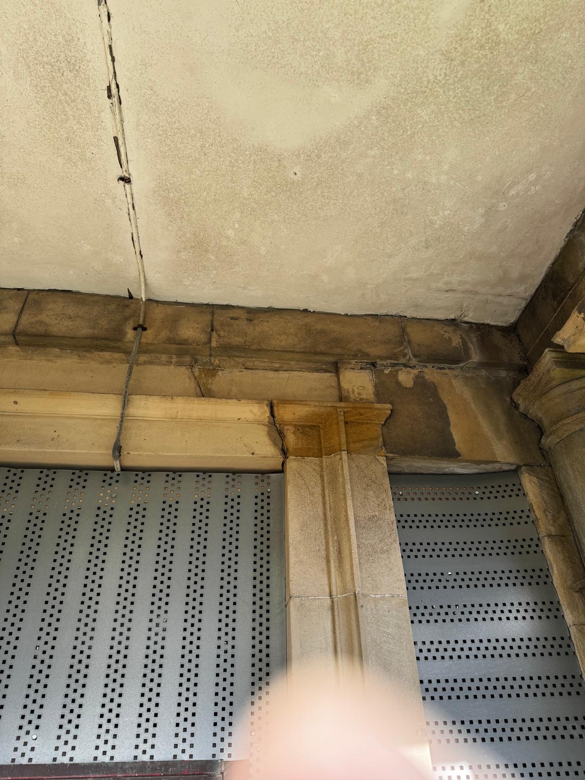 Original stonework and cornice detailing
